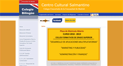 Desktop Screenshot of centroculturalsalmantino.com